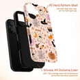 thumbnail image 4 of Kawaii Halloween Phone Case, Spooky and Cute Graphic Pattern, Fun Protective Case for iPhone 17 16 15 14 13 12 11, 4 of 6