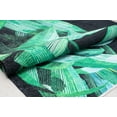 thumbnail image 4 of Elizabeth Sutton MI50B Black Palm Floral Modern Black Area Rug, 7'10"X10'0", 4 of 6