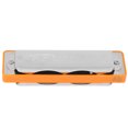 thumbnail image 2 of Yazoeia 10‑Hole Harmonica Blues Ab Key Harp Wind Musical Instrument Beginner Practice AM‑20DOrange YQ320-0030, 2 of 13