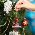 thumbnail image 4 of Christmas Tree Bell Ornaments 6PCS, Painted Jingle Bells with Hanging Rope for Xmas Tree, Indoor Outdoor Festival Hanging Pendants, 4 of 4