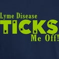 thumbnail image 3 of CafePress - Lyme Disease Ticks Me Off! Dark T Shirt - Men's Classic Graphic Cotton T-Shirt, 3 of 4