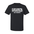 thumbnail image 2 of Wild Bobby,Grumpa Like A Regular Grandpa Only Grumpier, Father's Day, Men Graphic Tees, Black, Small, 2 of 3