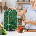 thumbnail image 3 of HELLHERO Christmas Tree Light Patterns Washable Polyester Dust Cover with Fitted for Home Kitchen, 3 of 6