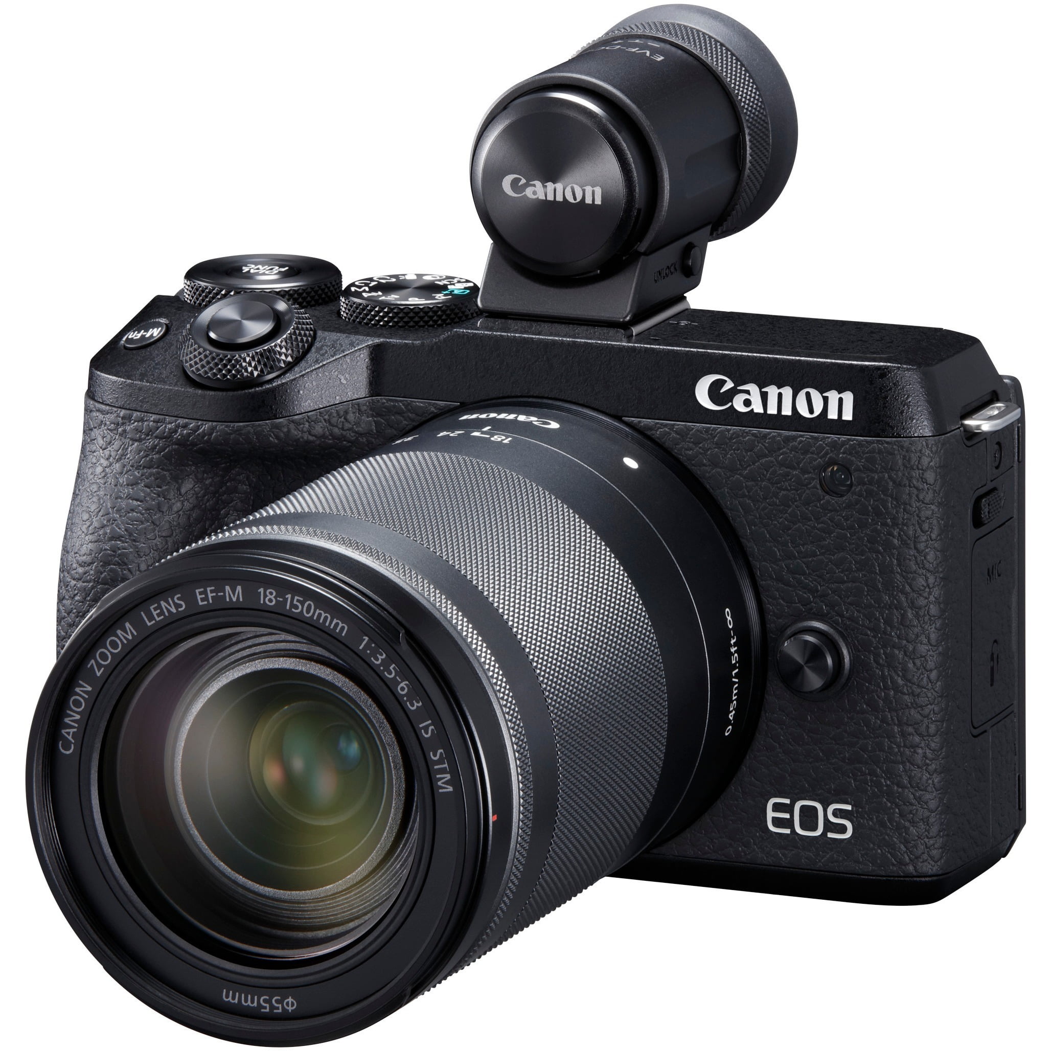 Canon EOS M6 Mark II Mirrorless Digital Compact Camera + EFM 18150mm