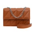 thumbnail image 1 of Bolso pequeño rombal para mujer, elegante y moderno, con cadena, para uso diario, bandolera de hombro con textura alta, 1 of 6