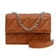 thumbnail image 1 of Bolso pequeño rombal para mujer, elegante y moderno, con cadena, para uso diario, bandolera de hombro con textura alta, 1 of 6