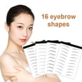 thumbnail image 2 of Biplut 3Pcs 6D Lasting Natural Bionic Eyebrow Tattoo Eye Makeup Water Transfer Sticker (Brown Color 5), 2 of 13