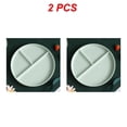 thumbnail image 1 of 1/2 Pcs Assiette Divisée en 3 Portions Réutilisable Ronde pour Adultes 3 Compartiments Style Micro-Ondes D 2 Pcs, 1 of 6