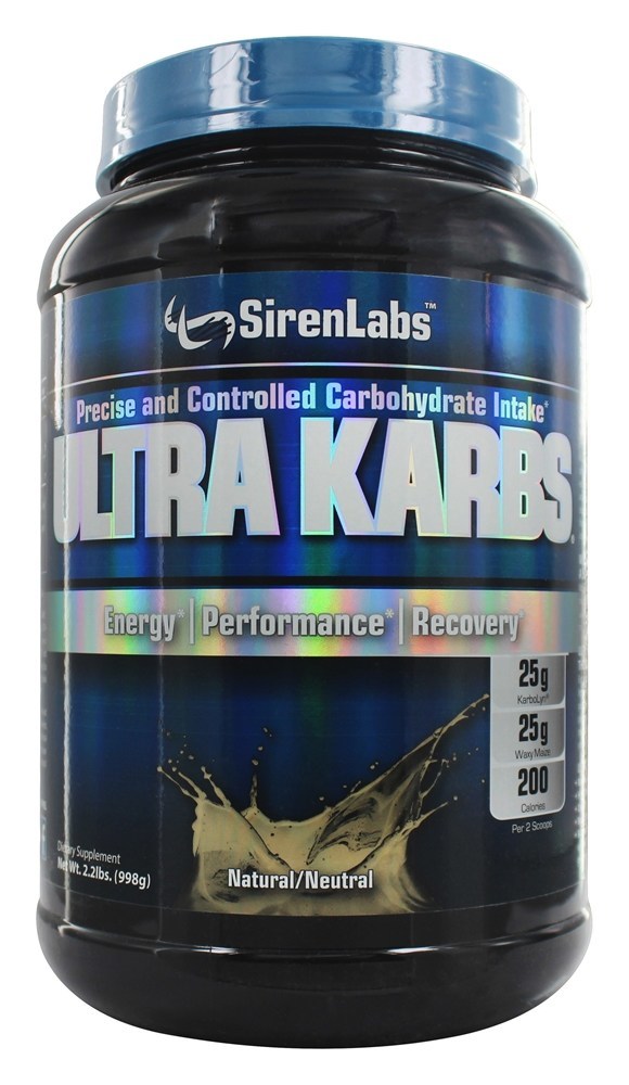 Siren Labs Ultra Karbs-Mass Gainer-Post Workout-Muscle Builder Healthy Carb Loading - Carbohydrate Blend with KarboLyn - More Energy, Faster Recovery - Weight Gainer (40 Servings)