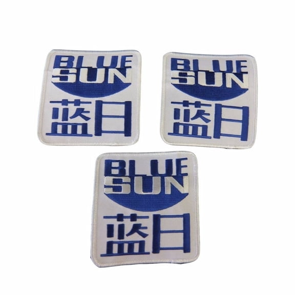 Firefly Series Blue Sun Episode Logo Embroidered Patch Set of 3 Patches