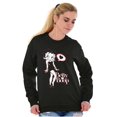 thumbnail image 4 of Betty Boop Cartoon Love Thoughts Women Plus Size Sweatshirt Brisco Brands 2X, 4 of 5