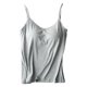 thumbnail image 1 of Versión mejorada con chaleco tipo bandolera con almohadilla para el pecho para mujer, chaleco deportivo de yoga, 1 of 5
