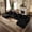 146" Black, variant on FFH 108" Sectional Sleeper Sofa with Pull Out Bed, Storage Chaise and USB Charging, L Shaped Couch for Living Room, Black