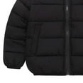 thumbnail image 4 of YHAJDS Kids Winter Coat 1-10Y Boys Girls Long Sleeve Print Fleece Jacket with Hood Zipper Warm Outerwear for Winter, 4 of 5
