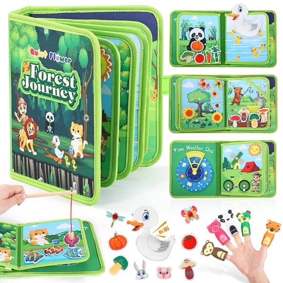 Busy Book Montessori Plane Toys Busy Board para niños de 1 a 3 años