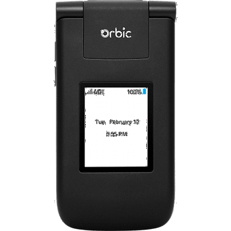 Verizon Wireless Prepaid Orbic Journey V 4G LTE - Reliable Camera Flip Phone Black Color - Brand New