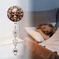 thumbnail image 3 of Round Wall Clock,Skull Surrounded By Flowers And Butterflies With Rich Colors,Silent Non-Ticking Wall Clock Decor for Home Office Kitchen Living Room Bedroom(10inch), 3 of 4