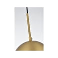 thumbnail image 6 of Living District Eclipse 8 Inch Pendant Clear Shade in Chrome, 6 of 10