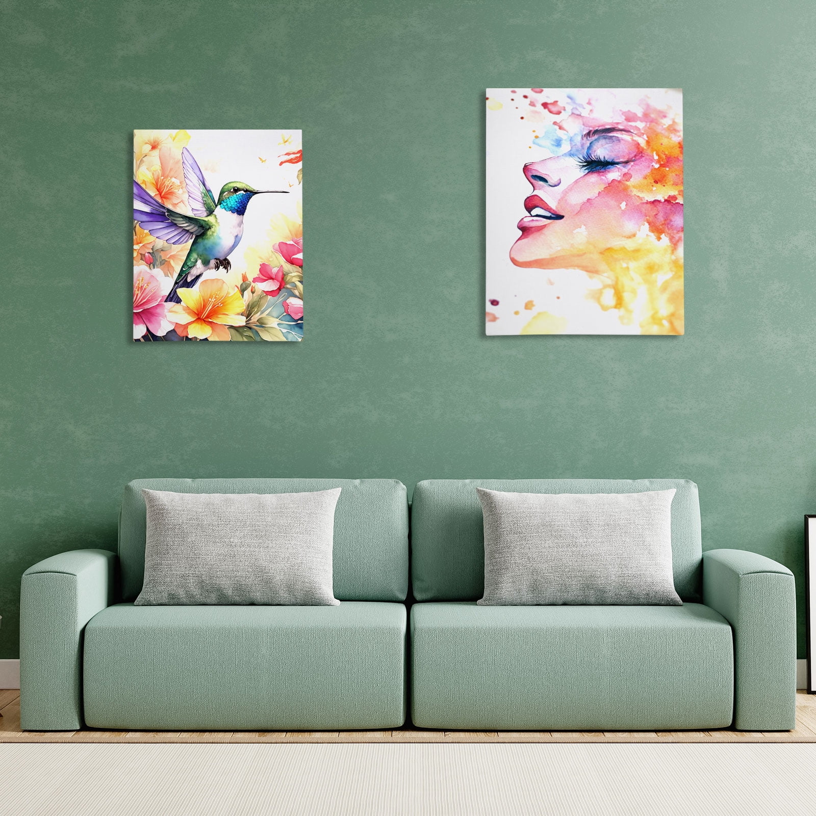 6 Pcs Canvas Boards for Painting, 8 x 10 Inch Blank Flat Canvas Panels Art Painting Supplies