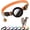 Orange, variant on EVER BETTER Reflective Cat Collar with AirTag Holder & Bell, Lightweight Nylon Breakaway Safety Collar for Cats, Striped Design for Night Visibility
