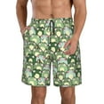 thumbnail image 2 of Uemuo Cute Frog Pattern Men's Swim Trunks Hawaiian Beach Bathing Suit Swimsuits Beach Quick-Dry Shorts with Pockets-XX-Large, 2 of 9