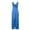 Blue, variant on under $5 JINMGG Summer Dresses 2026, Dresses for Women 2026 Women's Fashion Sleeveless Solid V-Neck Ladies Camies Zipper Vest Long Dress Beige XXL
