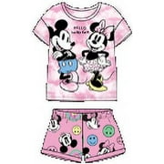 Disney Infant Micky & Minnie Pink T-Shirt Set