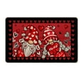 thumbnail image 1 of Cadeaux de la Saint-Valentin, Paillasson Saisonnier Antidérapant avec Design de Gnome Festif et Cœur pour Entrée Extérieure et Protection de Sol Intérieure, 1 of 8