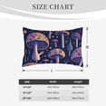 thumbnail image 6 of Fotbe Floral Hippie Mushrooms Pillow Cases - Envelope Closure - Luxury, Extra Soft, Cooling Pillow Covers - Wrinkle, Fade, Stain Resistant-20"x30", 6 of 9