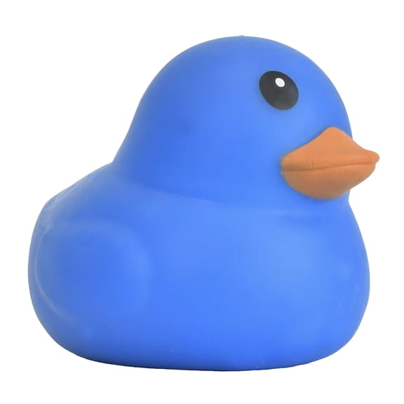 5.91 Inch Giant Rubber Big Rubber Large Duckling Bath Toy with Squeaky Sound for Summer Baby Shower Birthday Favor Gift(Blue)