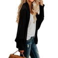 thumbnail image 2 of Women Kimono Batwing Cable Knitted Slouchy Oversized Wrap Cardigan Sweater, 2 of 4