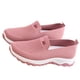 thumbnail image 4 of Zapatos de mujer sin cordones con suela suave de tela de malla, zapatillas informales para deportes diarios y al aire libre, color rosa 40, 4 of 12