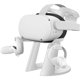 thumbnail image 1 of Soporte para casco de realidad virtual Oculus Quest 2: estación de acoplamiento con pantalla para controladores Touch, compatible con Quest 2/Quest/Rift/Rift S, Samsung Odyssey, Valve Index y HTC Vive, 1 of 7