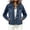 *1-Blue, variant on Women's Lightweight Open Front Denim Cardigan, Ladies' Ruffle Hem Jean Tunic Top , Contrast Stitching Summer Shrug for Women, Blue , S-3XL