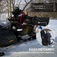 thumbnail image 5 of Outsunny 2-4 People Ice Fishing Shelter, Pop-Up Portable Ice Fishing Tent with Carry Bag, Two Doors, Windows and Vents, Ice Shanty for Winter Fishing, Blue, 5 of 9