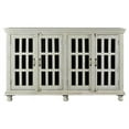 thumbnail image 2 of Coast To Coast Imports Distressed White Wash Four Door Credenza, 2 of 3