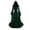 05#Green, variant on Women Deluxe Witch Dress Costume, Vintage Embroidered Renaissance Gothic Hooded Vampire Gown Dress Cosplay
