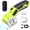 Green, variant on DaPlug Cordless Electric Scissors, 4V Rechargeable Cardboard Box Cutter with Safety Lock & LED Light, Power Rotary Cutter for Fabric Carpet Leather