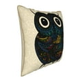 thumbnail image 2 of Kll Owl With Mandala Decorative Throw Pillow Covers Velvet Soft For Couch Sofa Bedroom Living Room Outdoor -18"X18", 2 of 8
