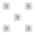 thumbnail image 3 of maskred 1/2/3/5 Screw Hanger Acrylic Wall Stick Holder Household Storage Screw Hook Seamless Rack 1pcs 5PCS, 3 of 6
