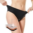 thumbnail image 5 of Panties for Women,High Waist Menstrual Underwear for Women Absorbent Leak Proof Reusable Panties with Quick Drying Four Layer Technology,Womens Underwear,Black,M, 5 of 8