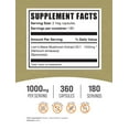 thumbnail image 6 of BulkSupplements Lion's Mane Mushroom Extract Capsules - Lions Mane Mushroom Supplement, Vegan, 2 Capsules per Serving (1000mg), 360 Count, 6 of 6