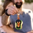 thumbnail image 4 of Cartoon Hamburger Dachshund Keychain, Cute Dog Keychain Bag Charm Keyring Pendant for Handbag Purse Car Keys Accessories, 4 of 7