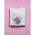 thumbnail image 3 of Unicorn With Flowers Sweatshirt Women -SPIdeals Designs, Female 3X-Large, 3 of 4