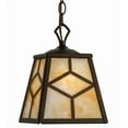 thumbnail image 3 of Meyda 150975 28 in. Diamond Craftsman 2 Light Island Pendant, Mahogany Bronze, 3 of 7