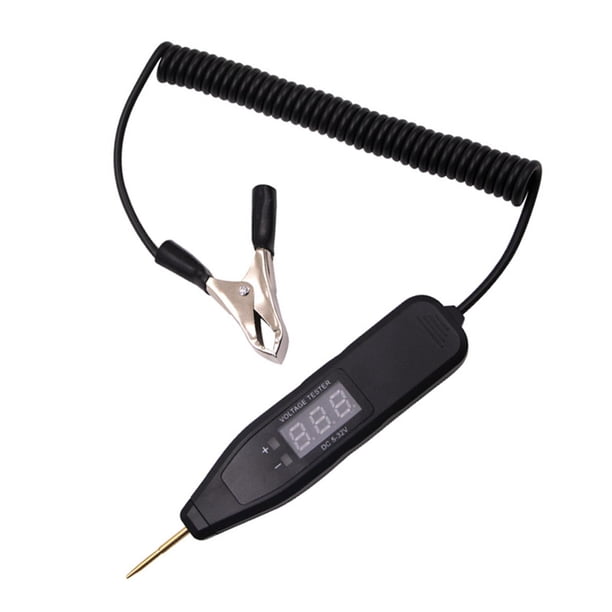 Probador de circuito automotriz de 5 V-32 V apto para comprobar el voltaje de de los Negro Sharpla Probador de circuito