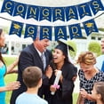 thumbnail image 1 of CREATITOY 2025 Graduation Party Banner - Festive Pull Flag for Graduation Celebrations, 1 of 6