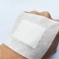 thumbnail image 2 of 10PCS 7x6cm Large Size Comfortable Non-woven Adhesive Wound Dressing Gauze Band Aid Bandage, 2 of 8