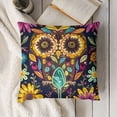 thumbnail image 3 of YINGXI Throw Pillow Covers Ethnic Pillow Cases Decorative Cushion Covers for Sofa Couch 22x22in, 3 of 5