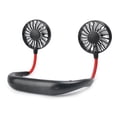 thumbnail image 2 of Ventilador de cuello, ventilador portátil Batería recargable USB Mini portátil Portátil Manos libres Ventilador de rotación de 360 ​​​​grados para oficina Hogar Viajes, 2 of 5